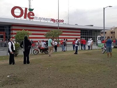  Conato de incendio en supermercado Olé de la Jacobo Majluta