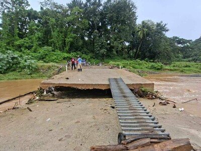  FP exige reparar puente colapsado por lluvias en Monte Plata