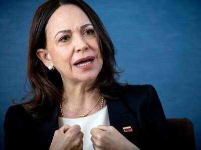 Corina Machado no sera parte del diálogo con Venezuela
